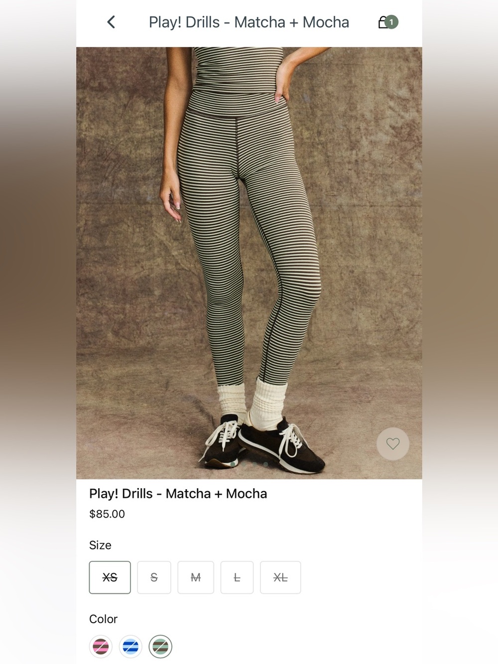 Daily Drills Matcha + Mocha Leggings
